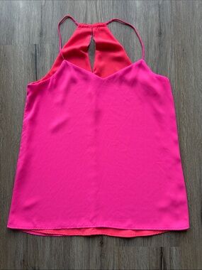 Express Barcelona Reversible Barbie Pink Coral Tank Top